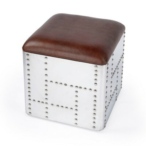 Midway Aviator Leather Stool (5597330)