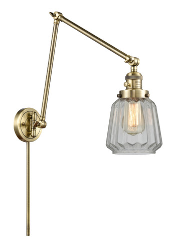 Chatham - 1 Light - 8 inch - Antique Brass - Swing Arm (238-AB-G142-LED)