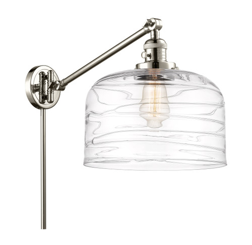 Bell - 1 Light - 12 inch - Polished Nickel - Swing Arm (237-PN-G713-L-LED)