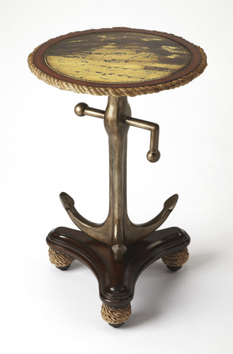 Butler Anchors Aweigh Round Accent Table (2326070)