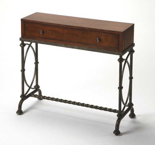Butler Josef Metal & Wood Console Table (4013102)