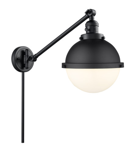 Hampden - 1 Light - 9 inch - Matte Black - Swing Arm (237-BK-HFS-81-BK)