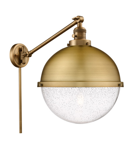 Hampden - 1 Light - 13 inch - Brushed Brass - Swing Arm (237-BB-HFS-124-BB-LED)