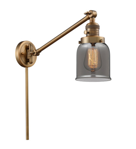 Bell - 1 Light - 8 inch - Brushed Brass - Swing Arm (237-BB-G53-LED)