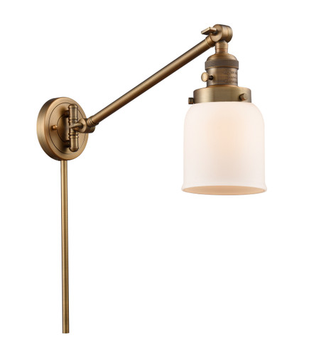 Bell - 1 Light - 8 inch - Brushed Brass - Swing Arm (237-BB-G51-LED)