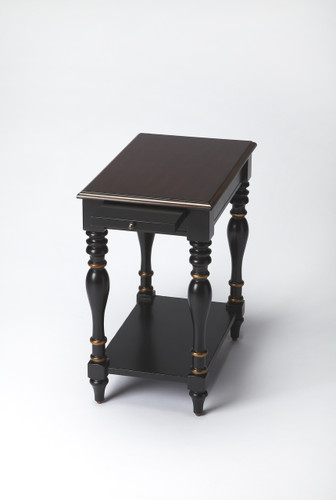 Fabia Café Noir Chairside Table (3518104)
