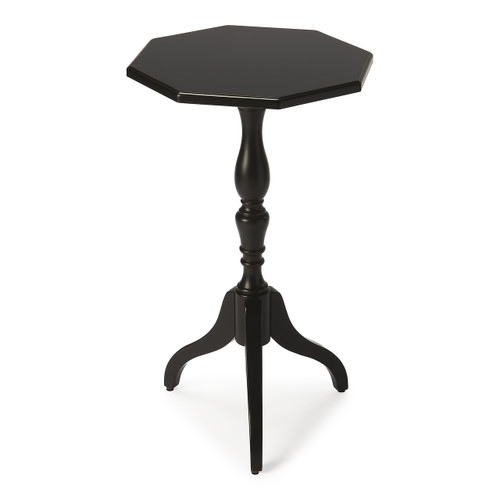 Archambault Black Licorice Octagonal Pedestal Table (3513111)