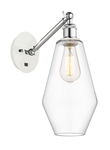 Cindyrella - 1 Light - 7 inch - White Polished Chrome - Sconce (317-1W-WPC-G652-7)