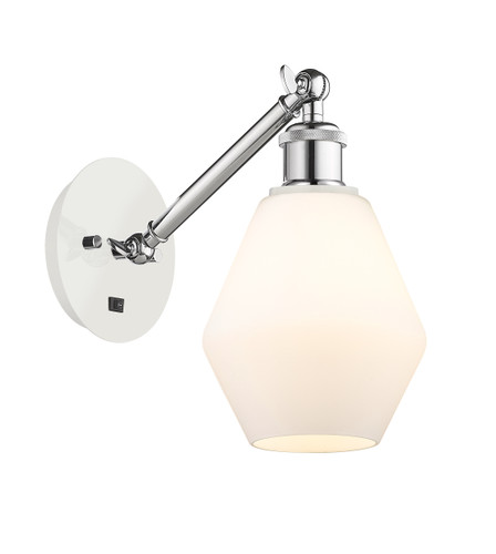Cindyrella - 1 Light - 6 inch - White Polished Chrome - Sconce (317-1W-WPC-G651-6-LED)