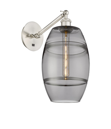 Vaz - 1 Light - 8 inch - Brushed Satin Nickel - Sconce (317-1W-SN-G557-8SM)