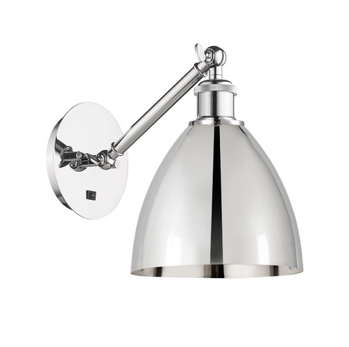 Bristol - 1 Light - 8 inch - Polished Chrome - Sconce (317-1W-PC-MBD-75-PC-LED)