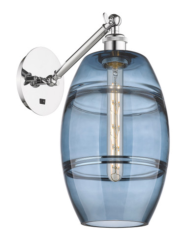 Vaz - 1 Light - 8 inch - Polished Chrome - Sconce (317-1W-PC-G557-8BL)