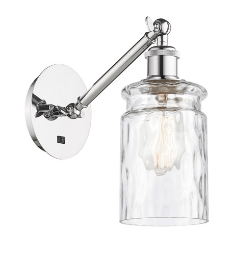 Candor - 1 Light - 5 inch - Polished Chrome - Sconce (317-1W-PC-G352)