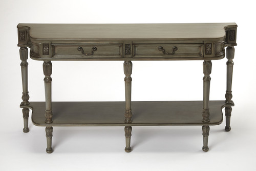 Merrion Silver Satin Console Table (0872148)