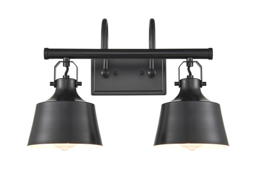 Provin - 2 Light - 19 inch - Matte Black - Bath Vanity Light (370-2W-BK-M)