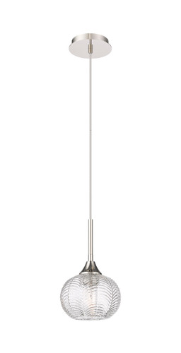 Berkshire - 1 Light - 7 inch - Polished Nickel - Cord Hung - Pendant (323-1P-PN-G323-7CL)