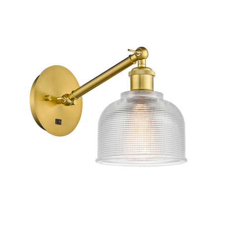 Dayton - 1 Light - 6 inch - Satin Gold - Sconce (317-1W-SG-G412)