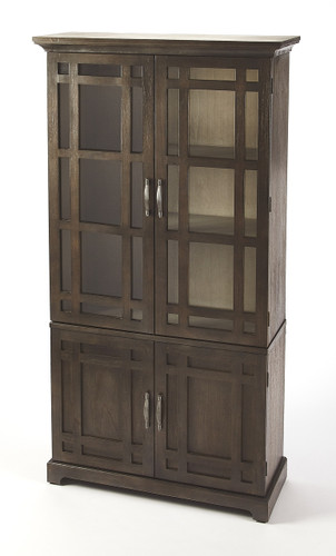 Revival Cocoa Brown Tall Cabinet (4355354)