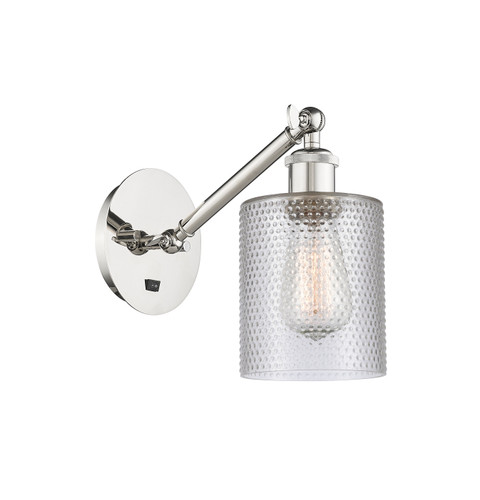 Cobbleskill - 1 Light - 5 inch - Polished Nickel - Sconce (317-1W-PN-G112-LED)