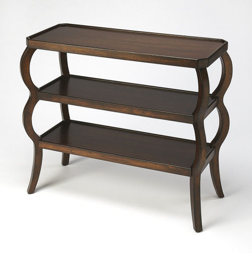 Butler Vernon Plantation Cherry 3-Tier Console Table (5252024)