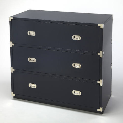 Butler Anew Blue 3 Drawer Campaign Chest (5256291)