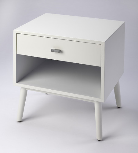 Butler Sheldon Glossy White Side Table (5250304)