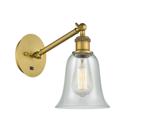 Hanover - 1 Light - 6 inch - Brushed Brass - Sconce (317-1W-BB-G2812)