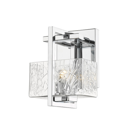 Striate - 1 Light - 5 inch - Polished Chrome - Bath Vanity Light (312-1W-PC-CL-LED)