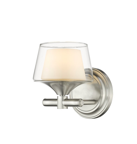 Laguna - 1 Light - 6 inch - Satin Nickel - Bath Vanity Light (311-1W-SN-CLW-LED)