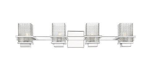 Wellfleet - 4 Light - 33 inch - Polished Chrome - Bath Vanity Light (310-4W-PC-CL)