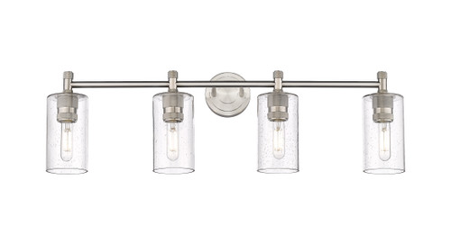 Crown Point - 4 Light - 34 inch - Satin Nickel - Bath Vanity Light (434-4W-SN-G434-7SDY)