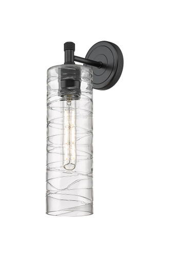 Crown Point - 1 Light - 5 inch - Matte Black - Sconce (434-1W-BK-G434-12DE)