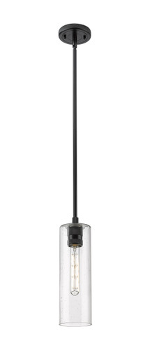 Crown Point - 1 Light - 5 inch - Matte Black - Pendant (434-1S-BK-G434-12SDY)