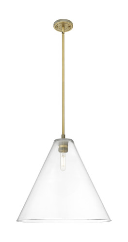 Crown Point - 1 Light - 16 inch - Brushed Brass - Pendant (434-1S-BB-GBC-162)
