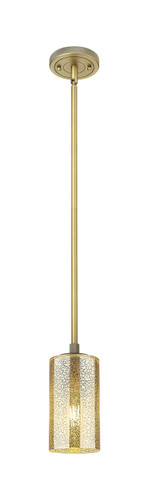 Crown Point - 1 Light - 5 inch - Brushed Brass - Pendant (434-1S-BB-G434-7ME)