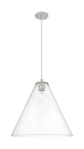 Crown Point - 1 Light - 16 inch - Satin Nickel - Pendant (434-1P-SN-GBC-162)