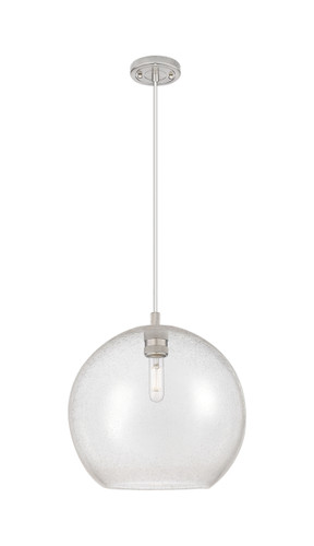Crown Point - 1 Light - 12 inch - Satin Nickel - Pendant (434-1P-SN-G124-12)