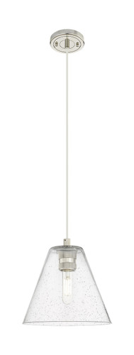 Crown Point - 1 Light - 8 inch - Polished Nickel - Pendant (434-1P-PN-GBC-84)