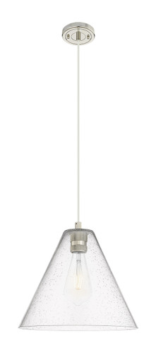 Crown Point - 1 Light - 12 inch - Polished Nickel - Pendant (434-1P-PN-GBC-124)