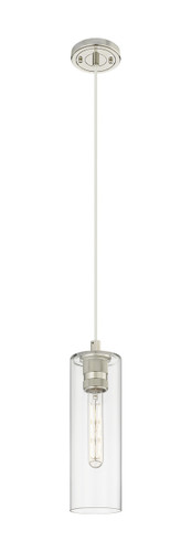 Crown Point - 1 Light - 5 inch - Polished Nickel - Pendant (434-1P-PN-G434-12CL)