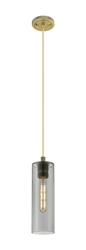 Crown Point - 1 Light - 5 inch - Brushed Brass - Pendant (434-1P-BB-G434-12SM)