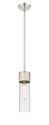 Bolivar - 1 Light - 5 inch - Satin Nickel - Pendant (428-1S-SN-G428-12CL)