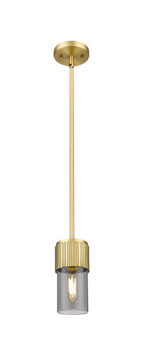 Bolivar - 1 Light - 5 inch - Brushed Brass - Pendant (428-1S-BB-G428-7SM)