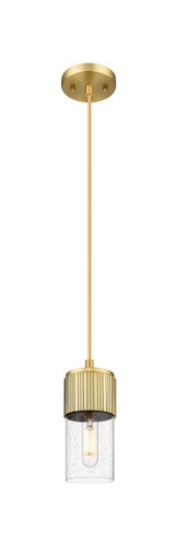 Bolivar - 1 Light - 5 inch - Brushed Brass - Pendant (428-1P-BB-G428-7SDY)