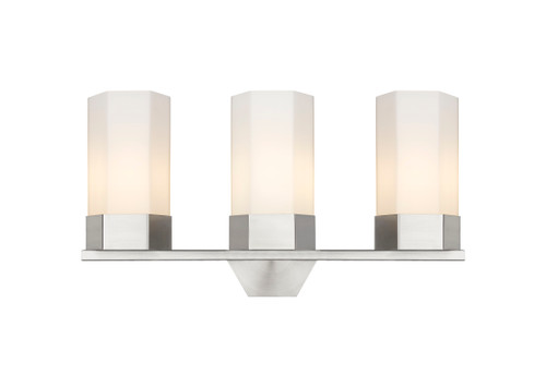 Claverack - 3 Light - 22 inch - Satin Nickel - Bath Vanity Light (427-3W-SN-G427-9WH)