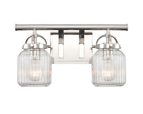 Latreille - 2 Light - 16 inch - Polished Nickel - Bath Vanity Light (416-2W-PN-G416-6SDY)