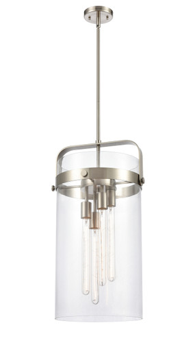 Pilaster - 4 Light - 12 inch - Satin Nickel - Pendant (413-4SL-SN-G413-4S-12CL)