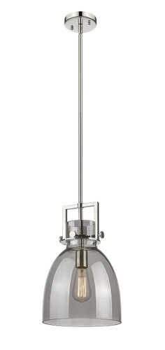 Newton Bell - 1 Light - 10 inch - Polished Nickel - Mini Pendant (411-1SM-PN-G412-10SM)
