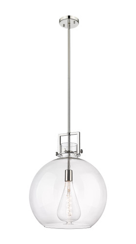 Newton Sphere - 1 Light - 16 inch - Polished Nickel - Pendant (411-1SL-PN-G410-16CL)