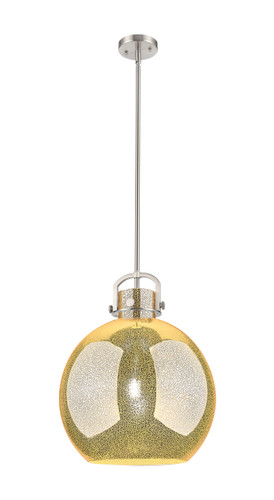 Newton Sphere - 1 Light - 16 inch - Satin Nickel - Pendant (410-1SL-SN-G410-16ME)